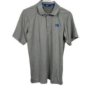The North Face Grey Athletic Short Sleeve Polo Shirt
